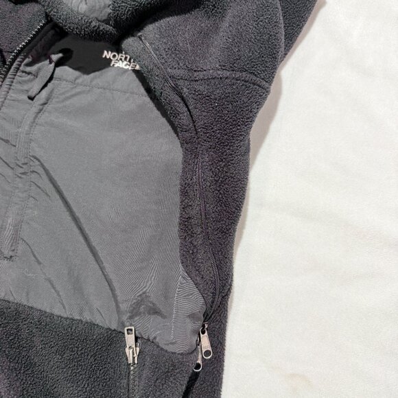 North Face Men's Technical Fleece Hybrid Jacket Medium Black Winter Work out - Picture 3 of 9